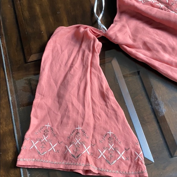 Jetset Diaries Desert Rose Mini Dress in Salmon. - Picture 4 of 11